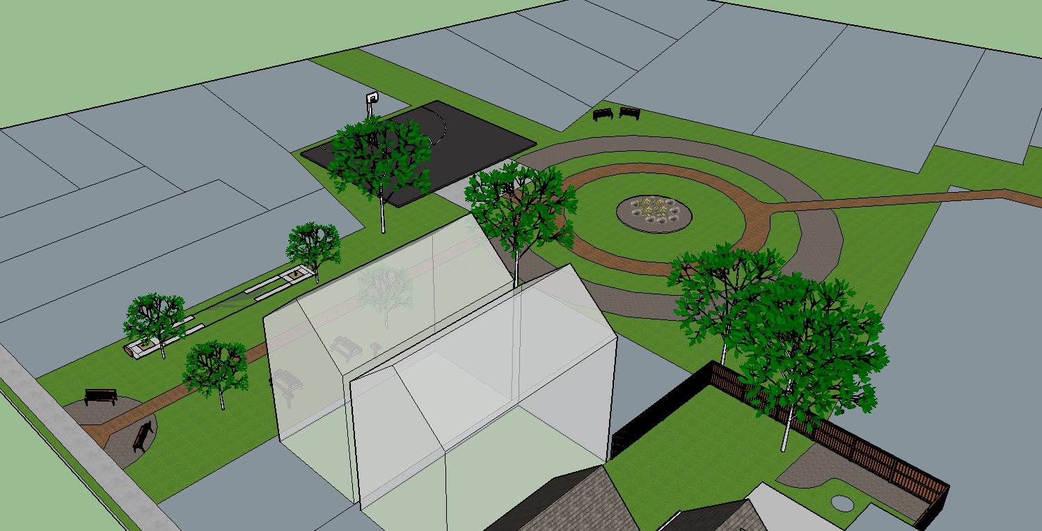 An early rendering of the park